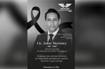 Asesinan en Puebla al periodista Josu&eacute; Mart&iacute;nez, quien cubr&iacute;a temas de seguridad
