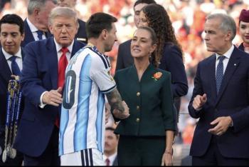Presidenta descarta falta de respeto de Messi ante su desd&eacute;n y de otros de sus compa&ntilde;eros; 