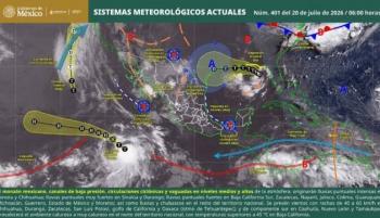 Tormentas locales y altas temperaturas azotar&aacute;n Oaxaca este 20 de julio