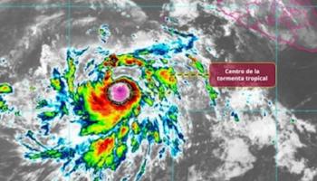 Tormenta tropical Fausto se intensifica en el Pac&iacute;fico pero no representa riesgo para M&eacute;xico