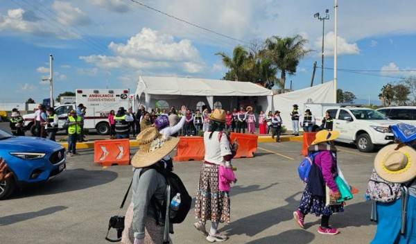 Columna Femenil de la Peregrinaci&oacute;n al Tepeyac concluy&oacute; su paso por Quer&eacute;taro
