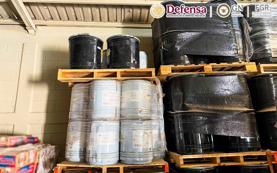 Aseguran m&aacute;s de tres toneladas de metanfetamina durante operativo en Sonora