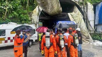 Explosi&oacute;n de gas provoca derrumbe en t&uacute;nel hidroel&eacute;ctrico en India; 11 muertos y 14 desaparecidos