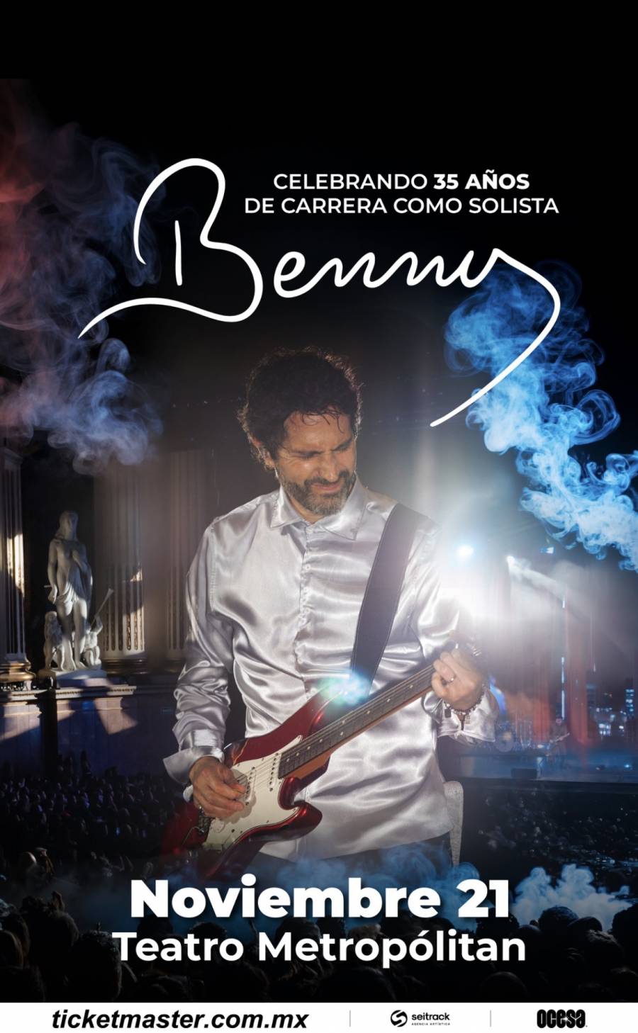 ¡Benny Ibarra y una cita imprescindible en el Teatro Metropólitan !
