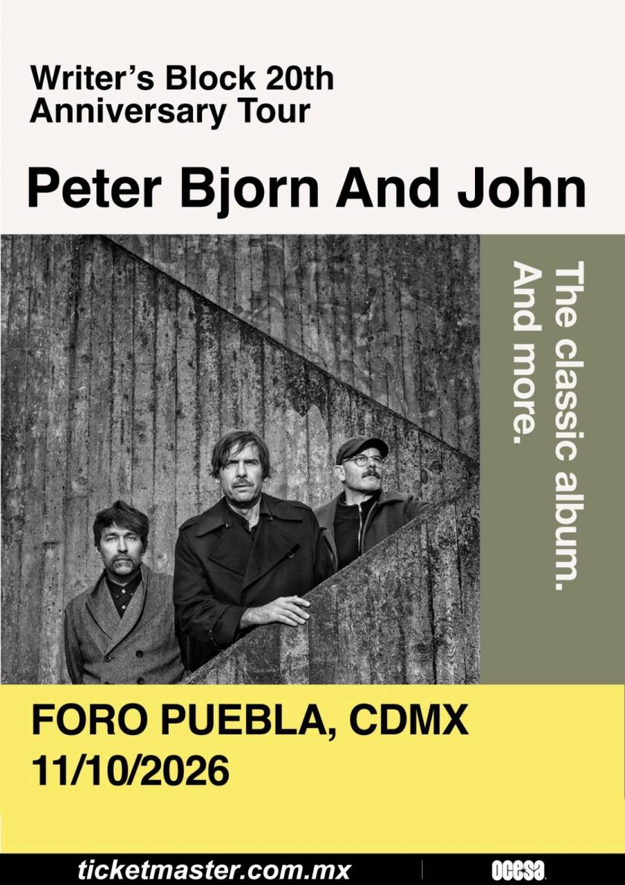 ¡Peter Bjorn and John llenarán la CDMX de indie pop sueco!