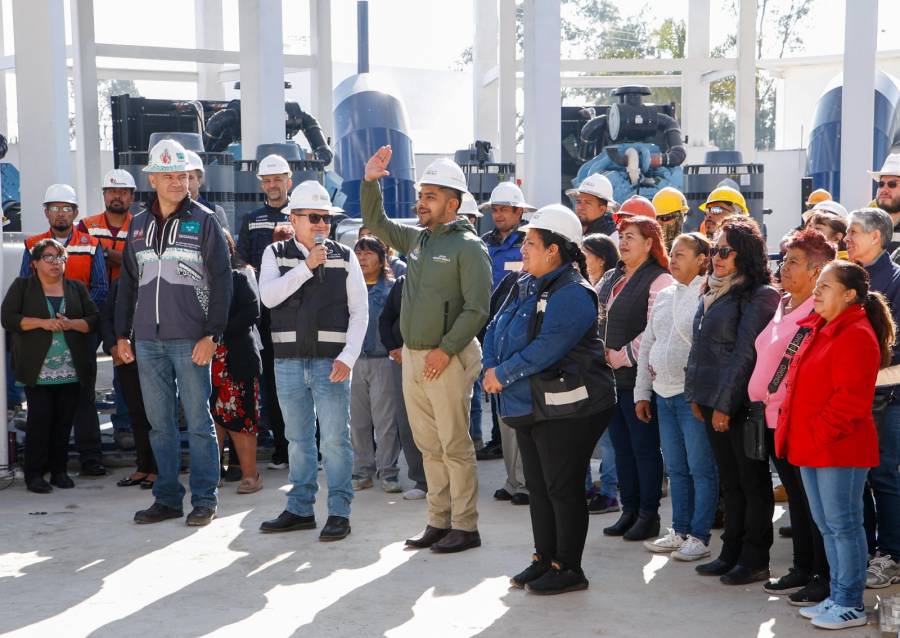 Entra en operación planta de bombeo Churubusco-Xochiaca para reducir riesgos de inundaciones en Nezahualcóyotl