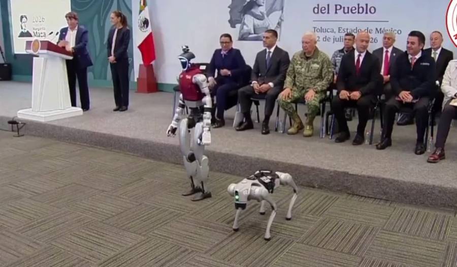 Edomex sorprende con robots para fortalecer seguridad