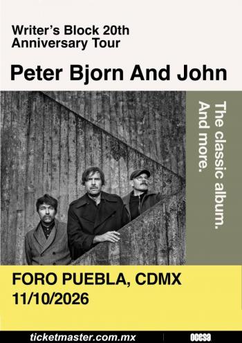¡Peter Bjorn and John llenar&aacute;n la CDMX de indie pop sueco!