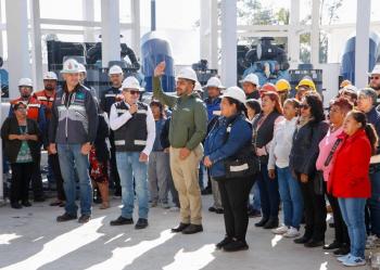 Entra en operaci&oacute;n planta de bombeo Churubusco-Xochiaca para reducir riesgos de inundaciones en Nezahualc&oacute;yotl
