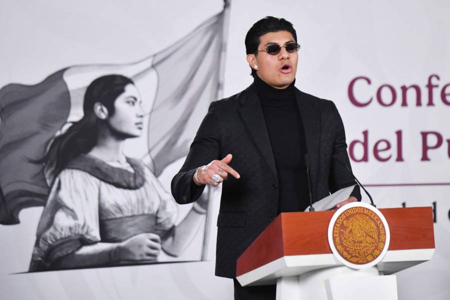 El Bogueto se suma a la promoci&oacute;n de M&eacute;xico Canta durante la conferencia de Sheinbaum