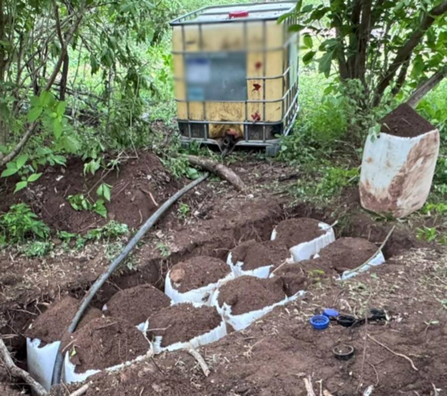 Autoridades aseguran 3 mil litros de combustible tras localizar toma clandestina en Hermosillo