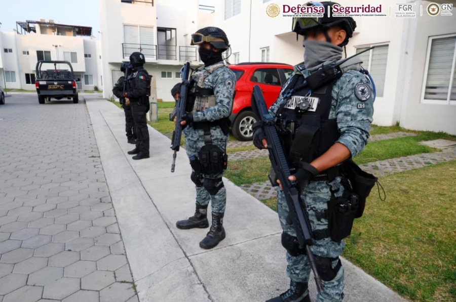 Detienen a seis presuntos extorsionadores en Morelos durante operativos federales