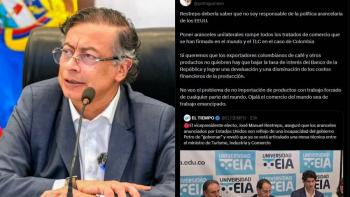 Gustavo Petro responde a Jos&eacute; Manuel Restrepo por aranceles de EE.UU. a productos colombianos
