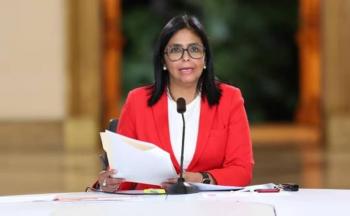 Delcy Rodr&iacute;guez anuncia “plan maestro” para reconstrucci&oacute;n de Venezuela tras doble terremoto