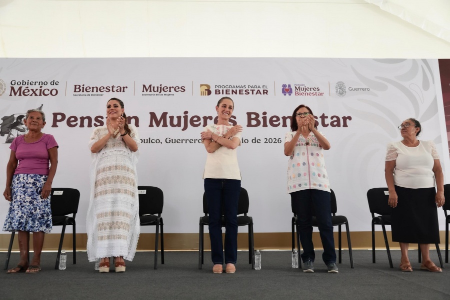 Sheinbaum entrega Pensión Mujeres Bienestar en Acapulco a 17 mil 955 beneficiarias