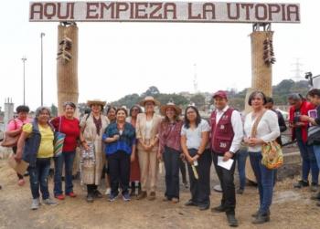 Inauguran en Topilejo la Utop&iacute;a Centli con espacios culturales, deportivos y servicios de bienestar