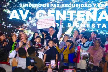 GAM fortalece red de caminos seguros con nuevo Sendero de Paz en avenida Centenario