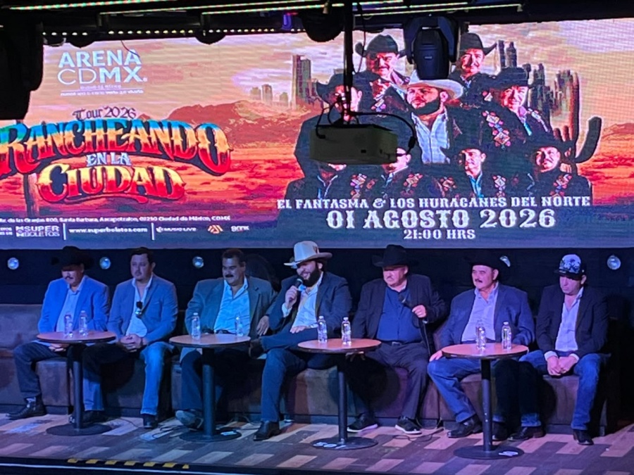 EL FANTASMA Y LOS HURACANES DEL NORTE SELLAN UNA ALIANZA HISTÓRICA RUMBO A LA ARENA CDMX