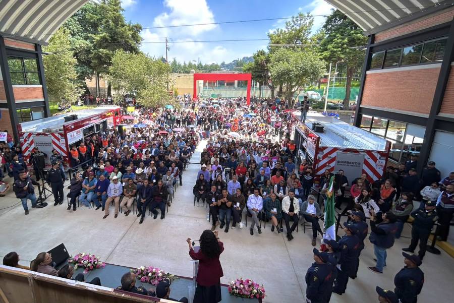 Inauguran Estación de Bomberos en Topilejo para atender emergencias en la montaña de Tlalpan  