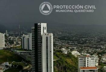 Lluvias dejan seis viviendas afectadas en el municipio de Quer&eacute;taro, sin personas lesionadas