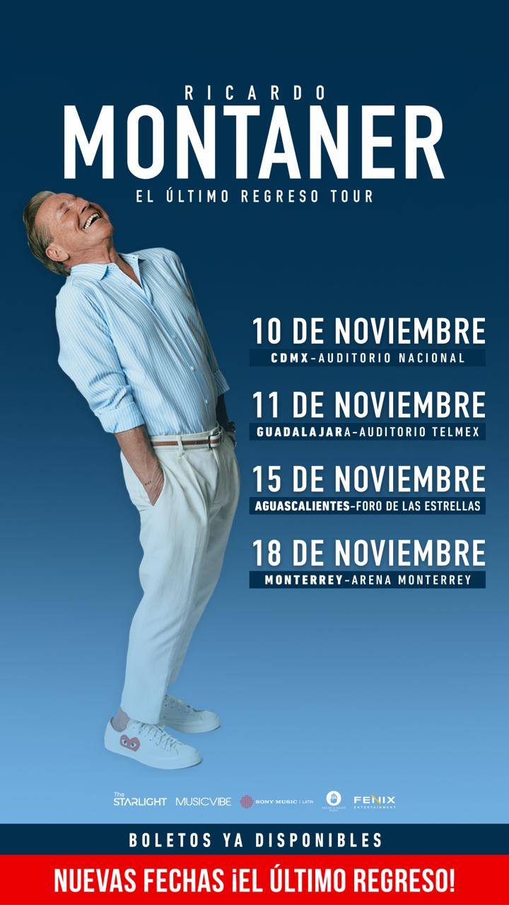 ¡Ricardo Montaner suma nuevas fechas en México!