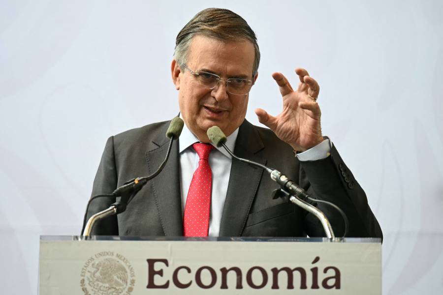Ebrard defiende relaci&oacute;n comercial con EU ante postura de Trump sobre el T-MEC