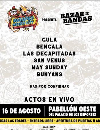 El Bazar de Bandas estrena casa: as&iacute; ser&aacute; la edici&oacute;n 2026 junto al Vans Warped Tour
