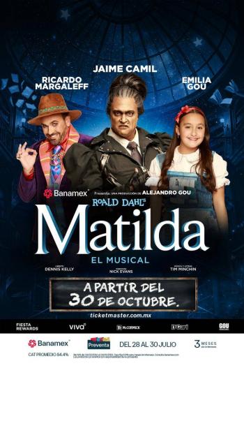 !Matilda, el musical est&aacute; de regreso!