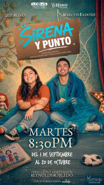 Sirena y Punto, una emotiva historia sobre la amistad, la imaginaci&oacute;n y la libertad de ser, abre la venta de boletos para su temporada en La Teatrer&iacute;a.