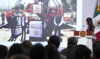 Sheinbaum coloca primera piedra de viviendas Fovissste; meta de 100 mil casas con inversi&oacute;n de 60 mil mdp