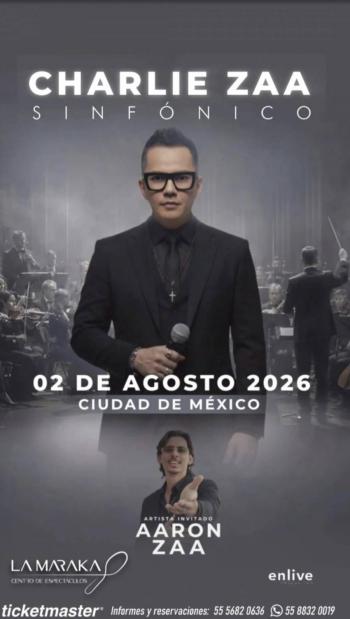 ¡CHARLIE ZAA EN M&Eacute;XICO: UNA GIRA IMPERDIBLE DE GRANDES &Eacute;XITOS !