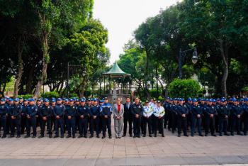 Tlalpan logra reducci&oacute;n hist&oacute;rica en percepci&oacute;n de inseguridad, reconoce Gaby Osorio a Polic&iacute;a Auxiliar