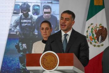 Harfuch destaca coordinaci&oacute;n con Estados Unidos mediante intercambio de informaci&oacute;n en operativos de seguridad