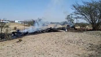 Avioneta tur&iacute;stica se estrella en Nasca, Per&uacute;: 13 muertos