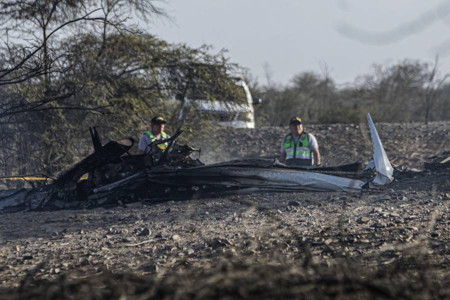 Trece muertos al caer avioneta con turistas cerca de Líneas de Nasca en el sur de Perú