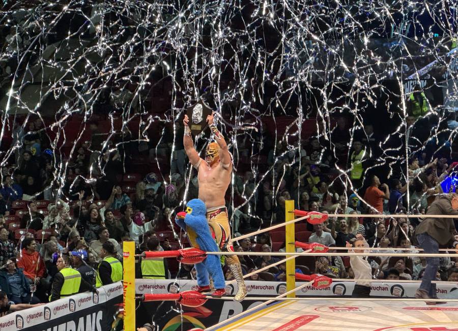 M&aacute;scara Dorada conquista La Leyenda de Plata y se consagra en la Arena M&eacute;xico