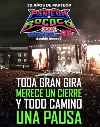 Pronto Pante&oacute;n Rococ&oacute; anunciar&aacute; el final de su gira Generaci&oacute;n del 95 ¡Sonido Rococ&oacute;!