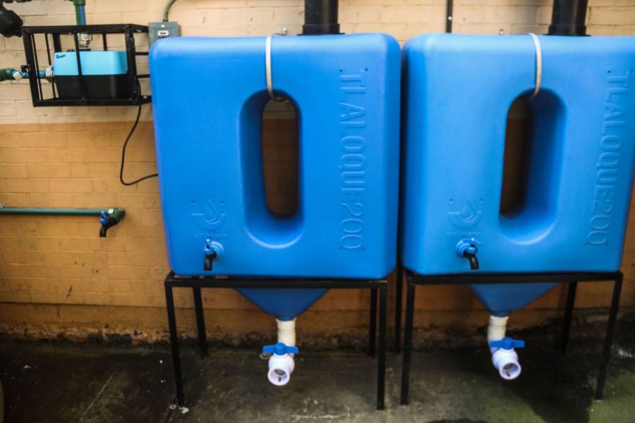 CDMX impulsa captación gratuita de agua de lluvia