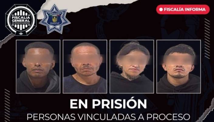 Vinculan a proceso a 4 personas por robo con violencia en San Juan del R&iacute;o