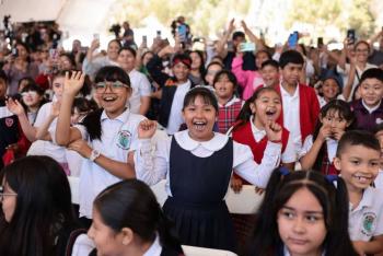 SEP inicia dispersi&oacute;n de la Beca Rita Cetina para &uacute;tiles escolares