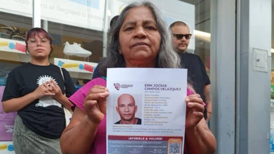 Reportan desaparición de hijo de activista Rosalba Campos en Xalapa