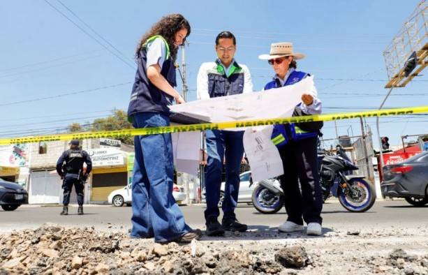 Municipio de Corregidora construye nueva parada de Qrobús en Av. Candiles