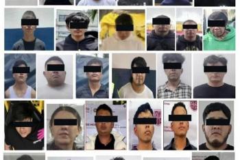 Detienen a 54 presuntos integrantes de La Uni&oacute;n Tepito y Anti-Uni&oacute;n Tepito en operativo de la SSC