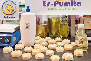 FES Zaragoza transforma aceite usado en jab&oacute;n l&iacute;quido sostenible “Es-Pumita”