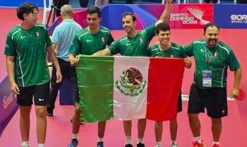 M&eacute;xico consigue oro en tenis de mesa por equipos en Santo Domingo 2026