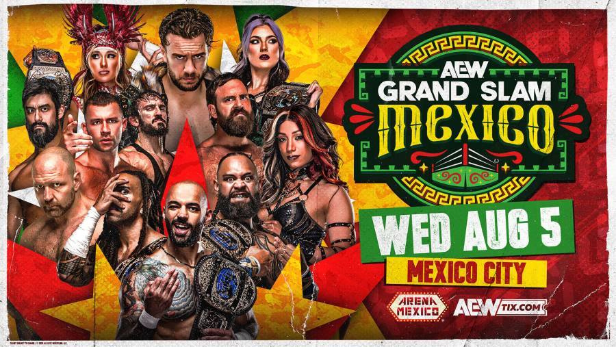 AEW Grand Slam M&eacute;xico llega a la Arena M&eacute;xico con cartelera internacional