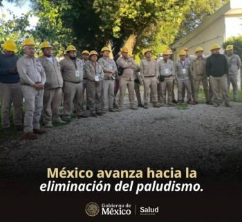 M&eacute;xico reduce localidades con casos de paludismo y avanza hacia su eliminaci&oacute;n en 2030
