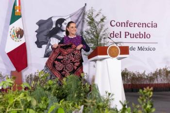 Presidenta Claudia defiende reforma de derechos de audiencias; garantiza acceso a la informaci&oacute;n y no censura
