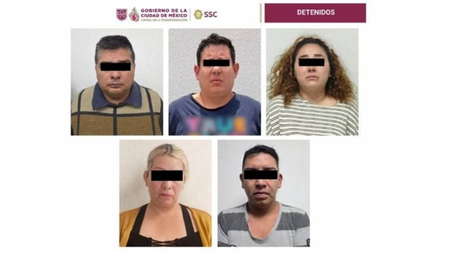 Detienen a cinco presuntos responsables de fraude en CDMX y Edomex