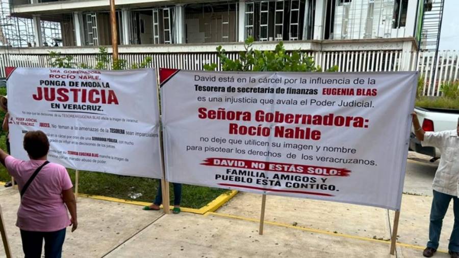 Familiares exigen libertad de David Alfonso Salazar a un año de su detención en Veracruz